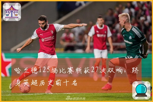 哈兰德125场比赛斩获27次双响，跻身英超历史前十名